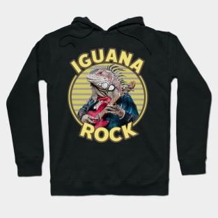 Lizard Rockstar - Iguana Rock Hoodie